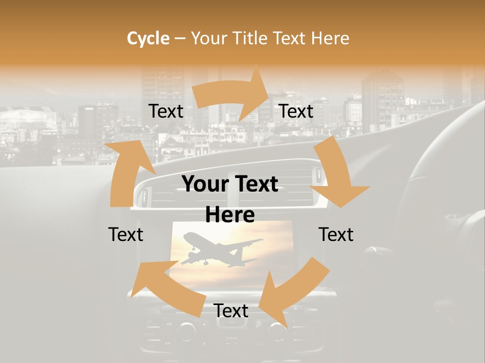 Volare Controllo Concetto PowerPoint Template