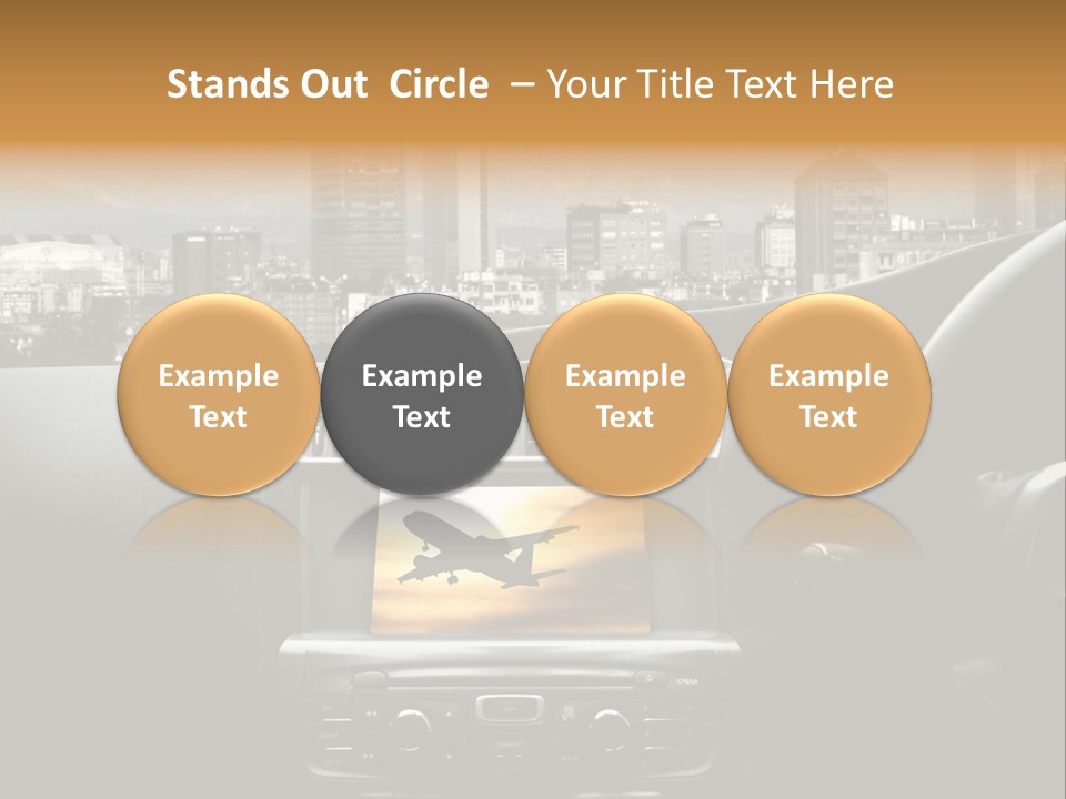 Volare Controllo Concetto PowerPoint Template