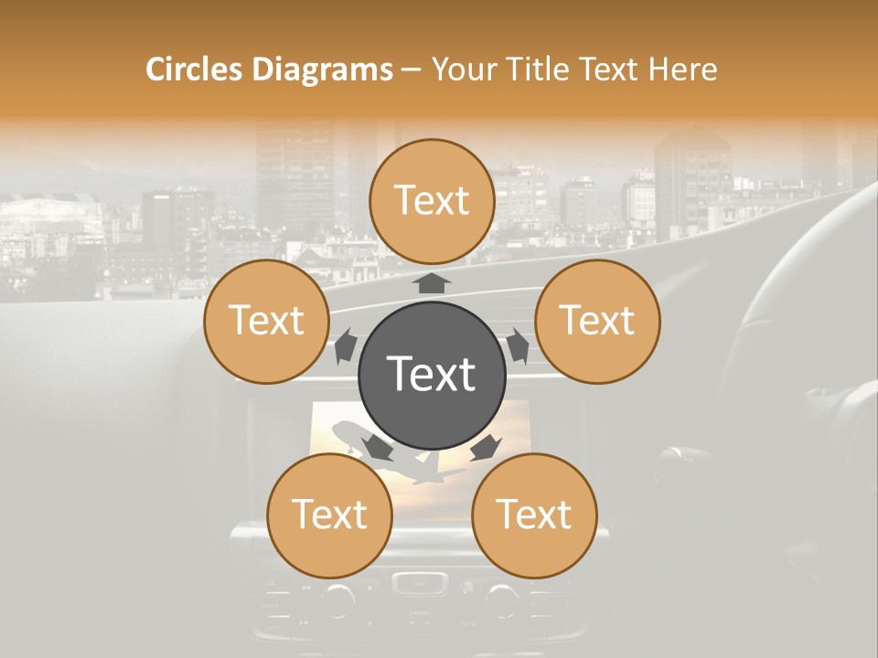 Volare Controllo Concetto PowerPoint Template
