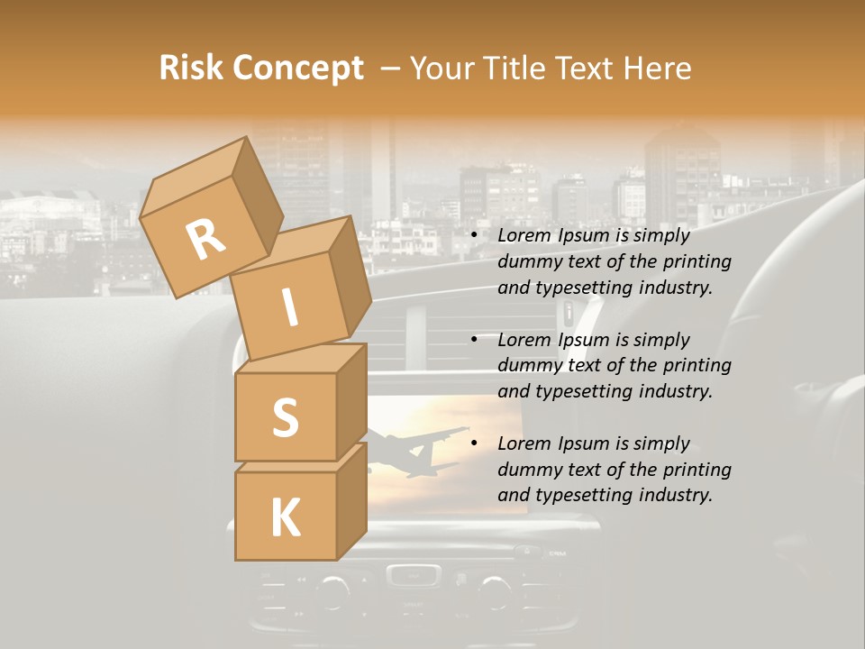 Volare Controllo Concetto PowerPoint Template