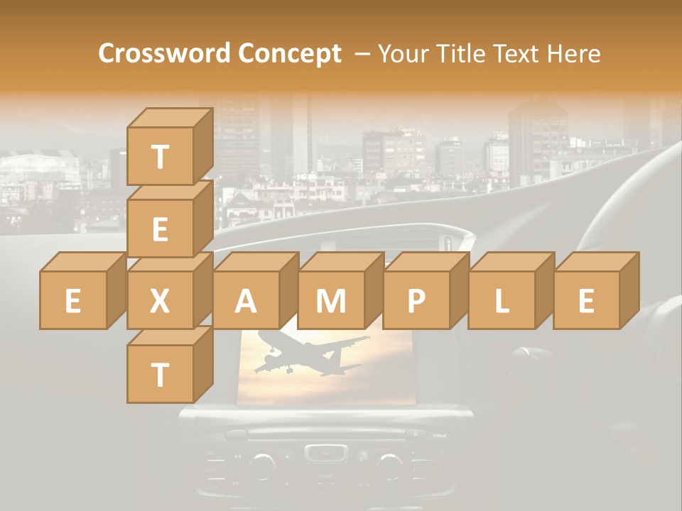 Volare Controllo Concetto PowerPoint Template