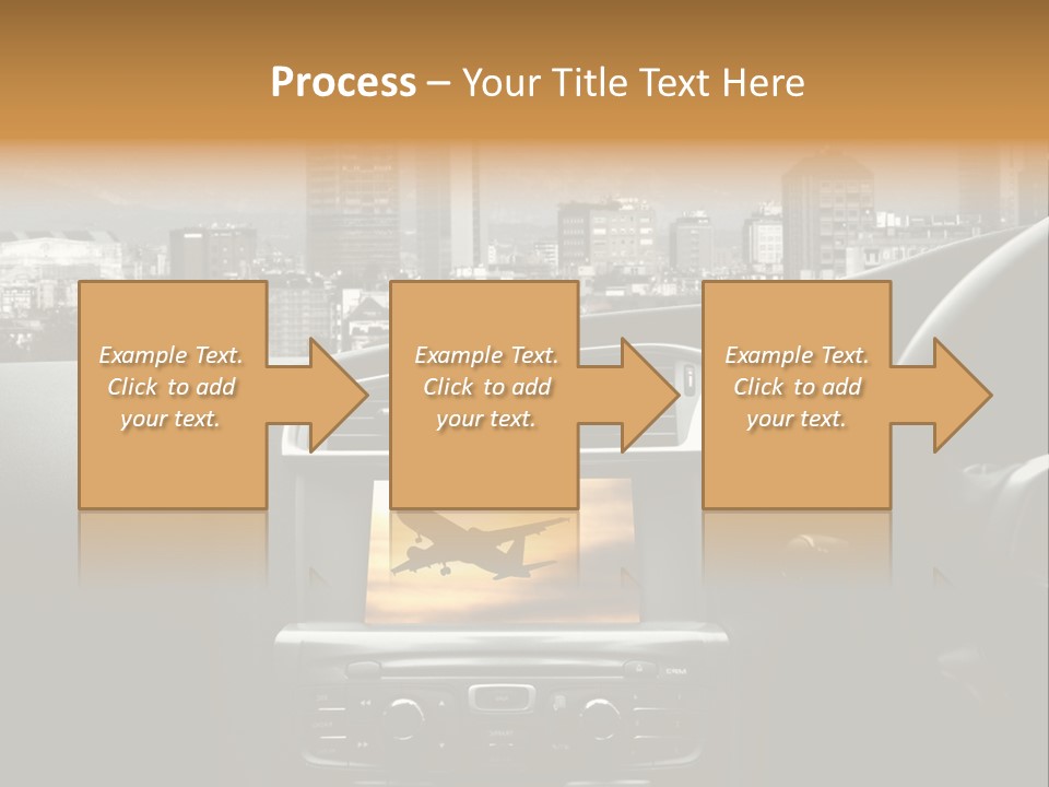 Volare Controllo Concetto PowerPoint Template