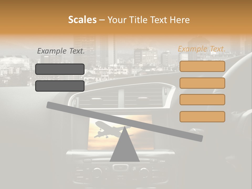 Volare Controllo Concetto PowerPoint Template