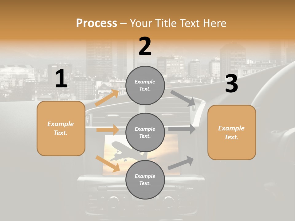 Volare Controllo Concetto PowerPoint Template