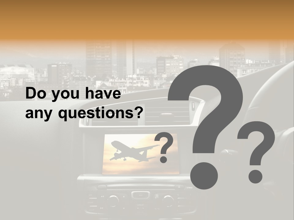 Volare Controllo Concetto PowerPoint Template