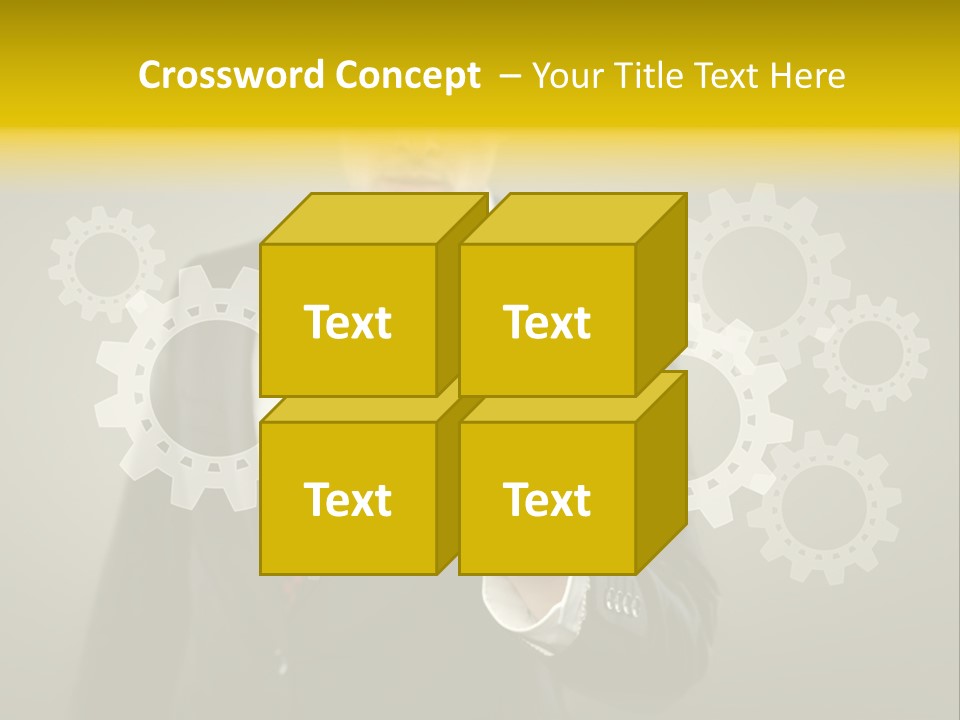 Industrial Mechanics Display PowerPoint Template