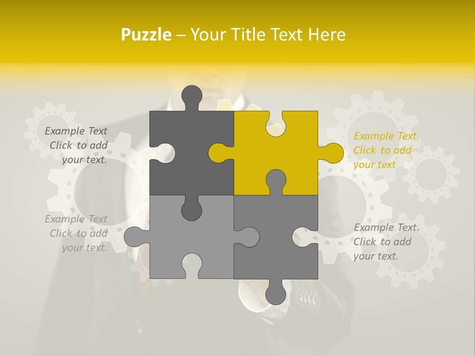 Industrial Mechanics Display PowerPoint Template
