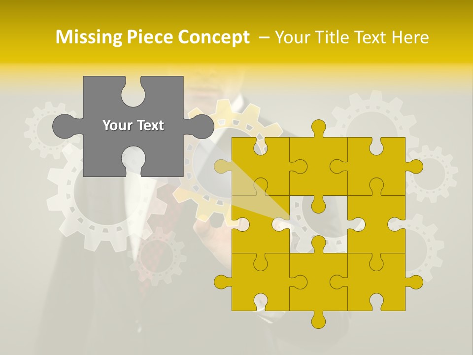 Industrial Mechanics Display PowerPoint Template