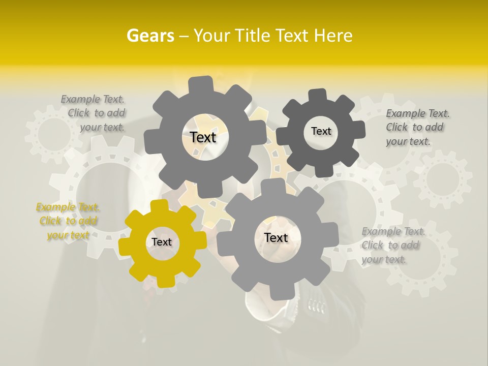 Industrial Mechanics Display PowerPoint Template