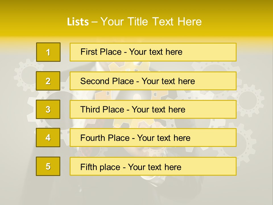 Industrial Mechanics Display PowerPoint Template