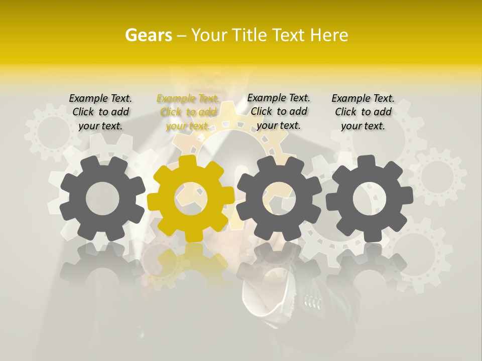 Industrial Mechanics Display PowerPoint Template