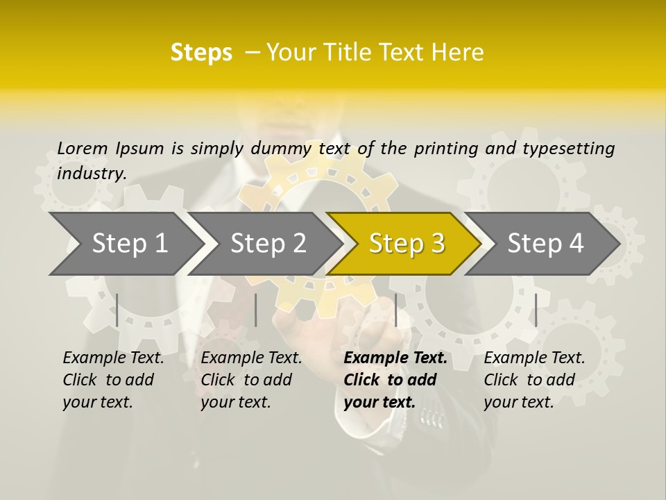 Industrial Mechanics Display PowerPoint Template