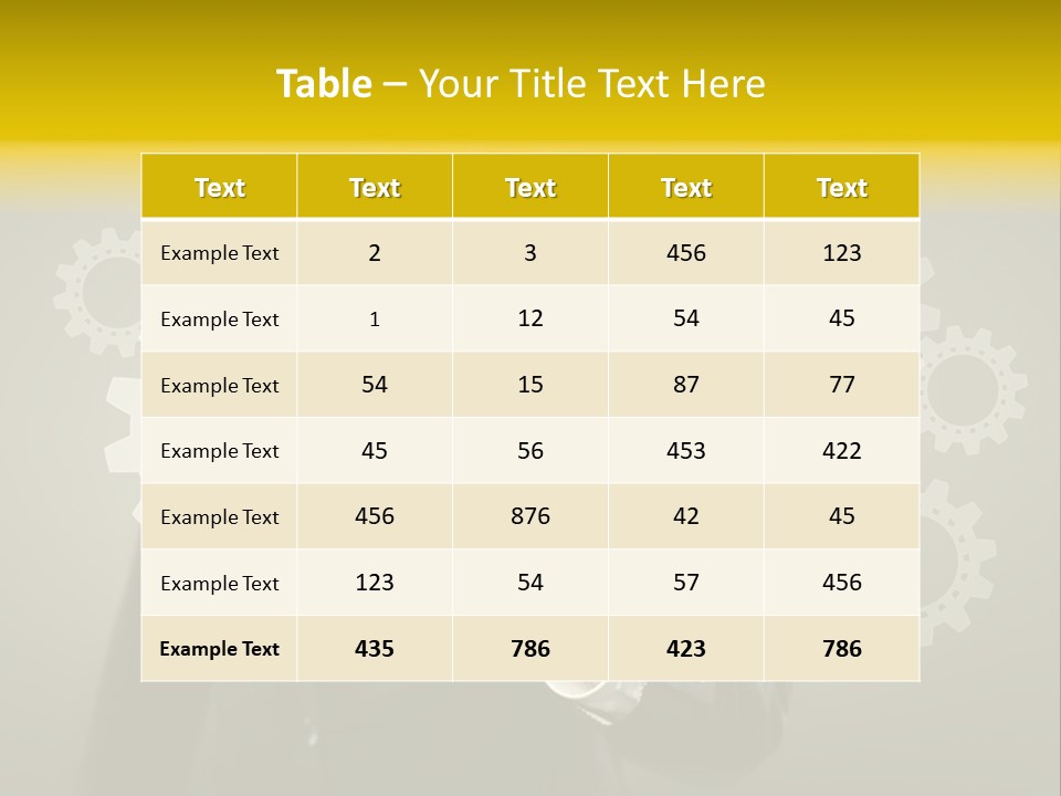 Industrial Mechanics Display PowerPoint Template