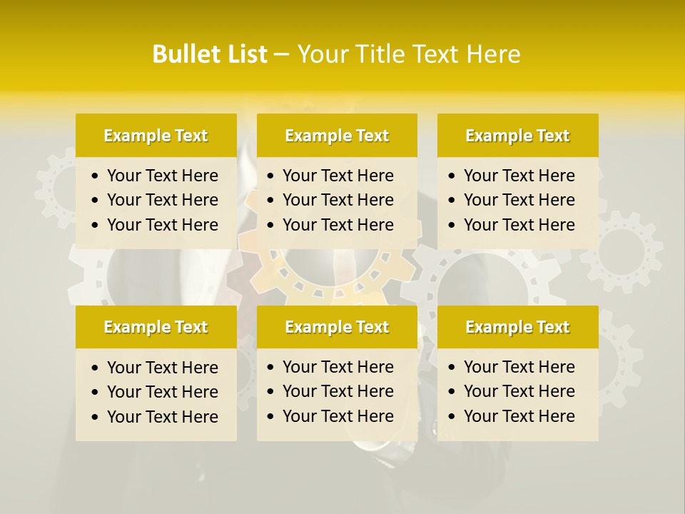 Industrial Mechanics Display PowerPoint Template