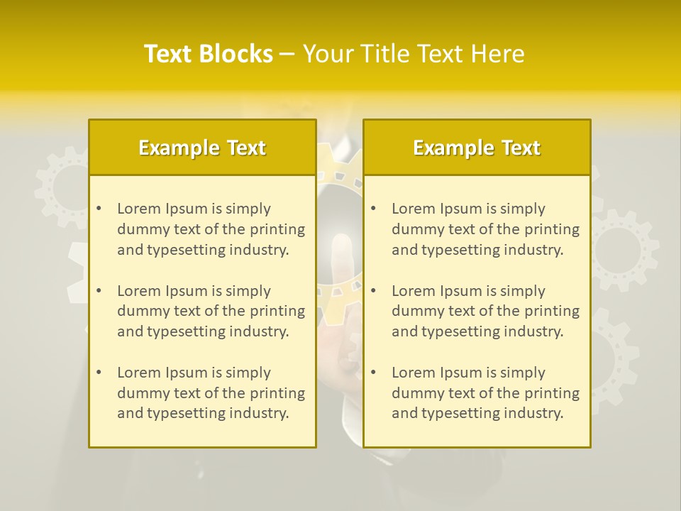 Industrial Mechanics Display PowerPoint Template