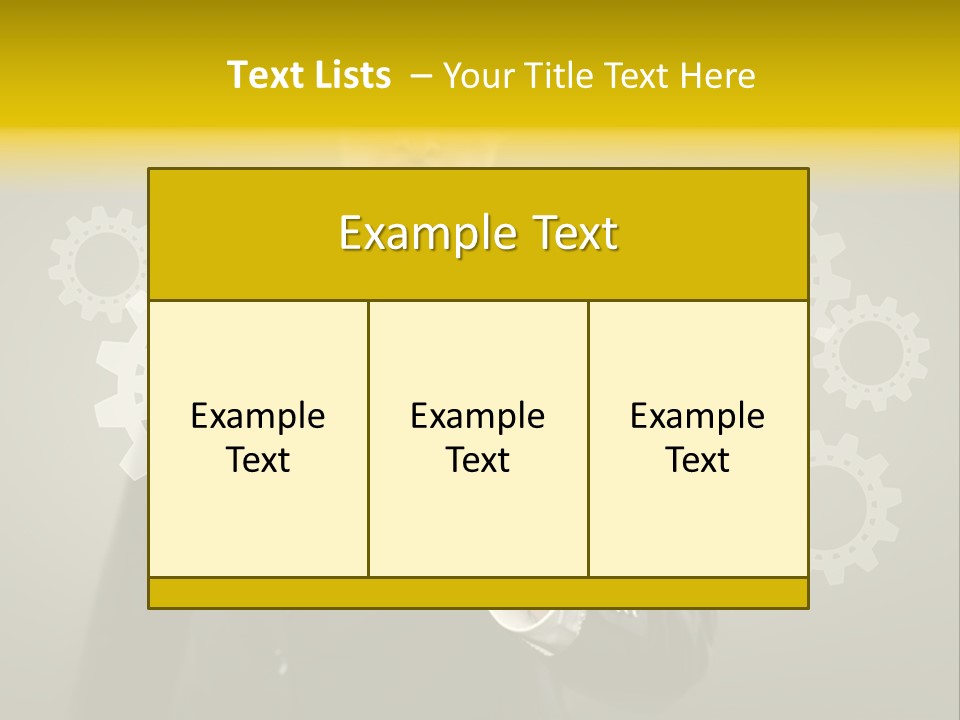 Industrial Mechanics Display PowerPoint Template