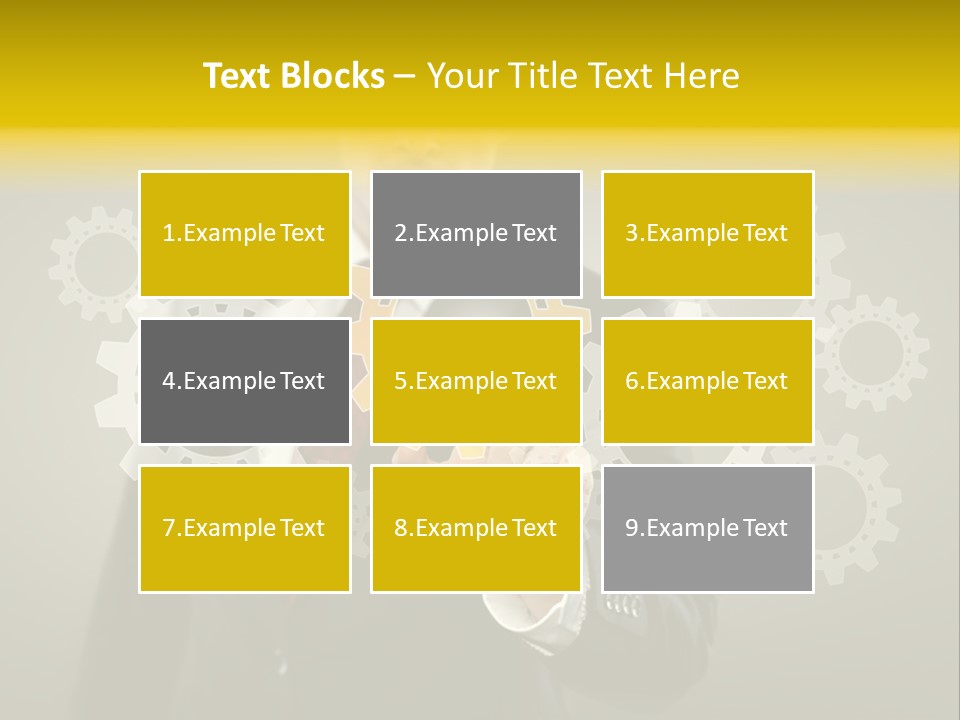 Industrial Mechanics Display PowerPoint Template