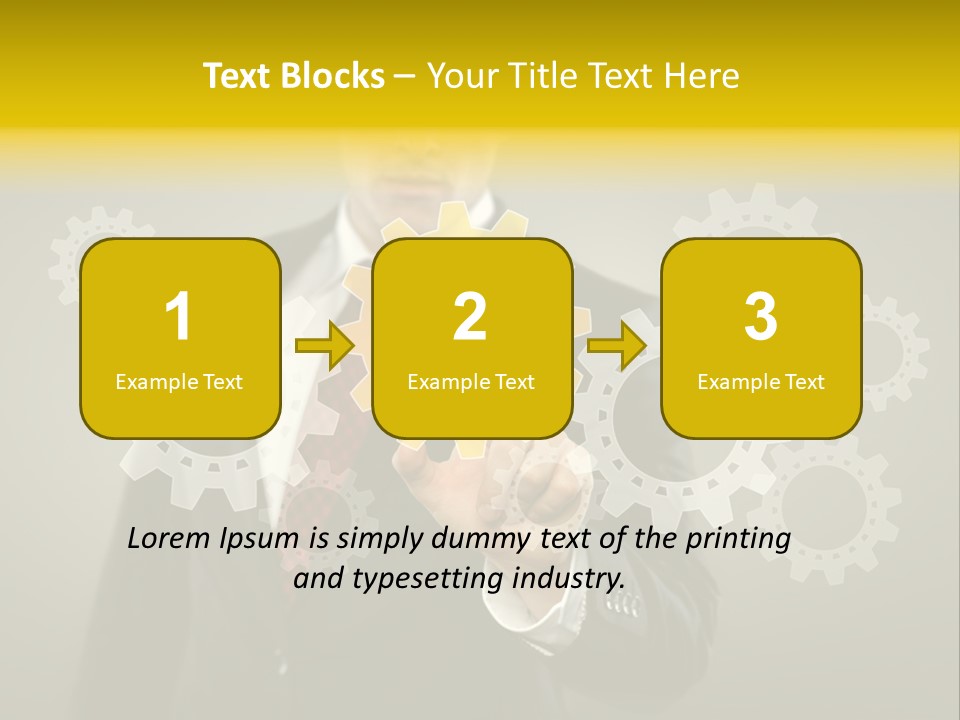 Industrial Mechanics Display PowerPoint Template