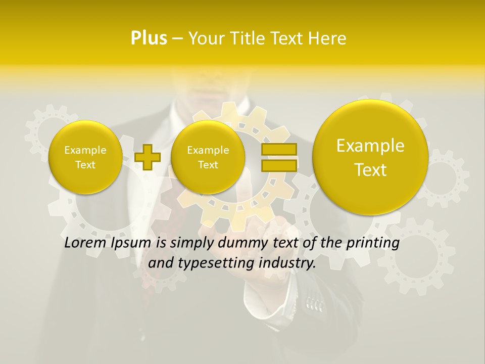 Industrial Mechanics Display PowerPoint Template