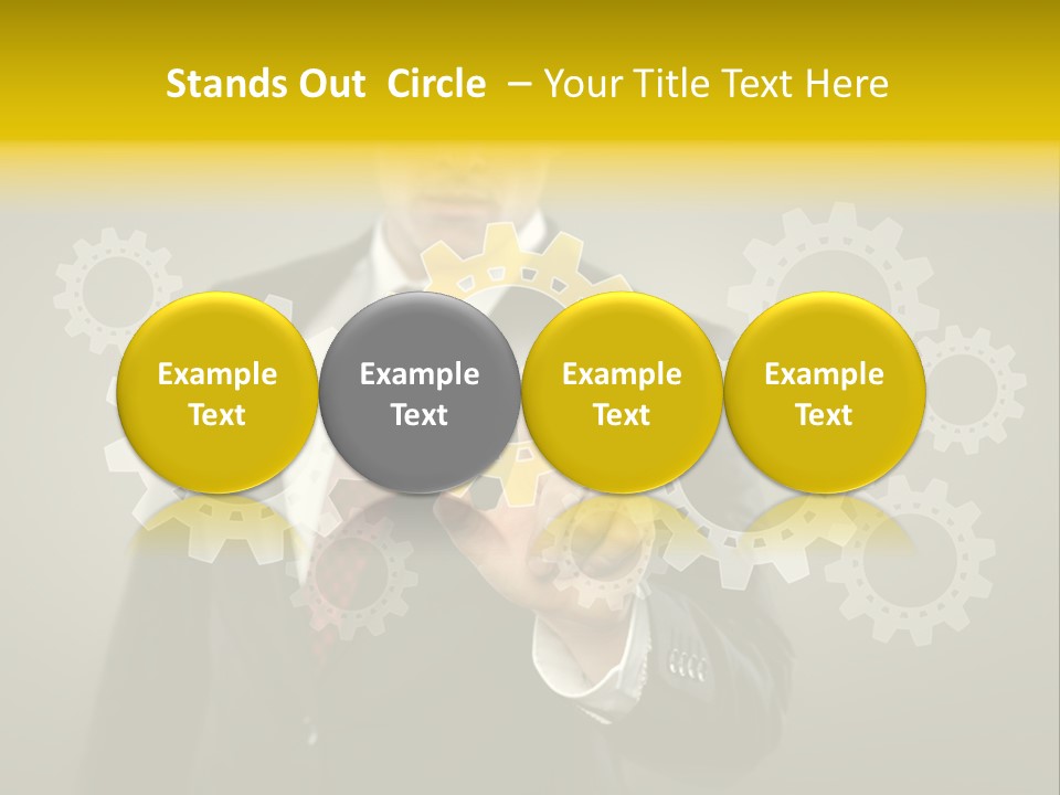 Industrial Mechanics Display PowerPoint Template