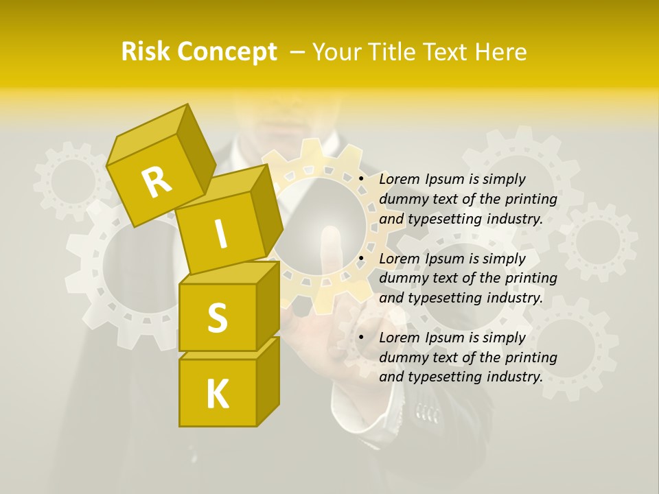 Industrial Mechanics Display PowerPoint Template