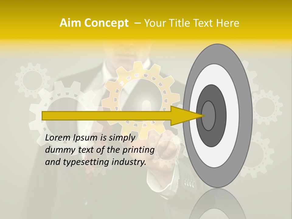 Industrial Mechanics Display PowerPoint Template