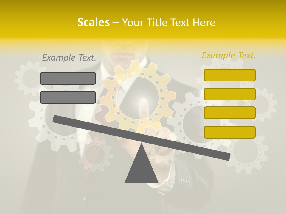 Industrial Mechanics Display PowerPoint Template
