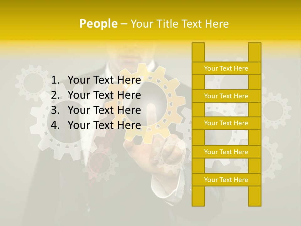 Industrial Mechanics Display PowerPoint Template