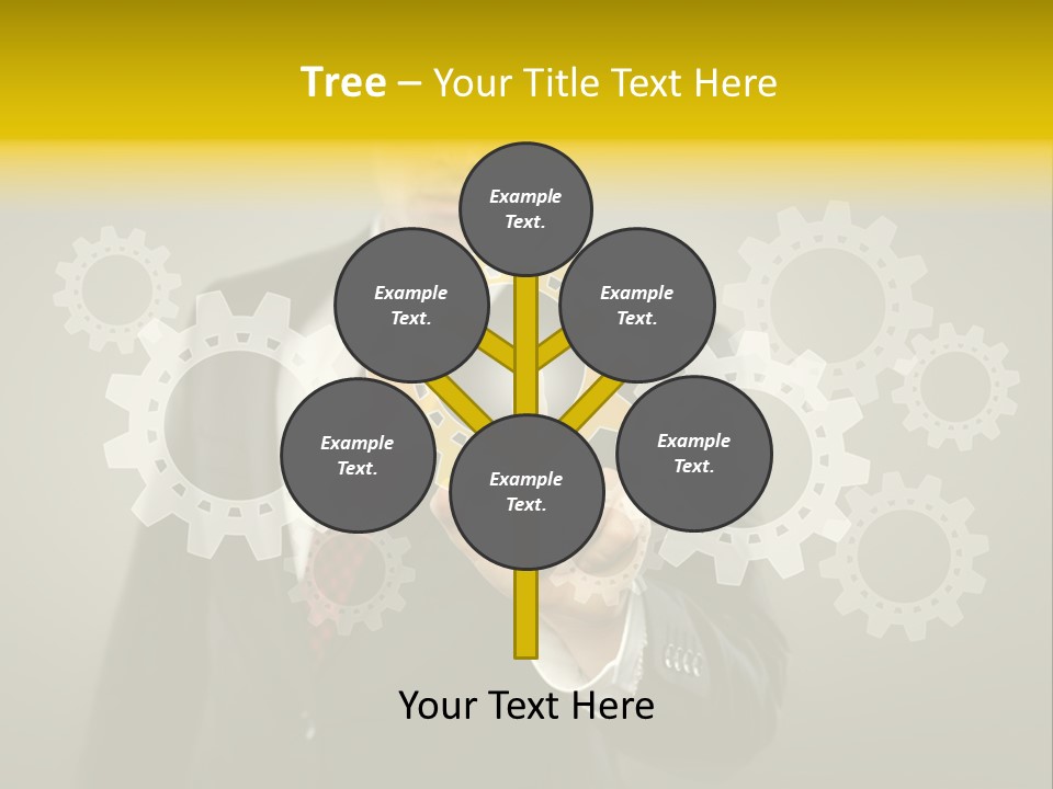 Industrial Mechanics Display PowerPoint Template
