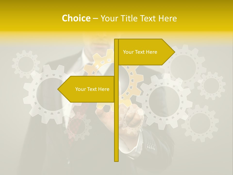 Industrial Mechanics Display PowerPoint Template