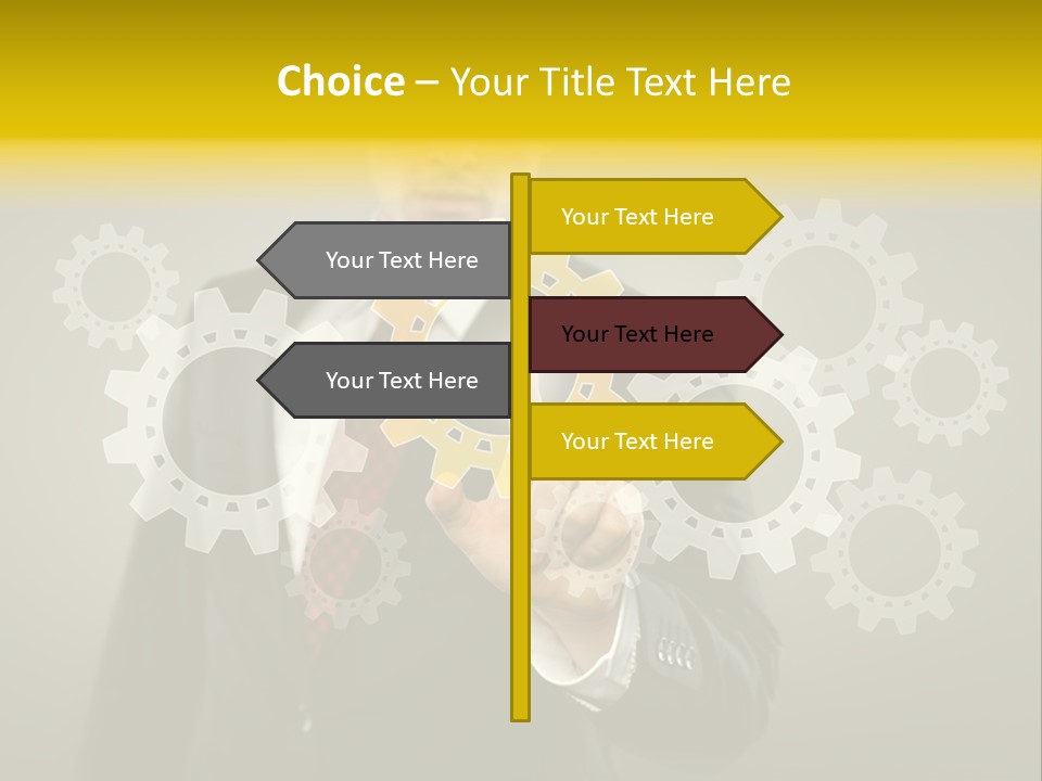 Industrial Mechanics Display PowerPoint Template