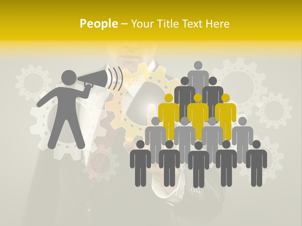 Industrial Mechanics Display PowerPoint Template