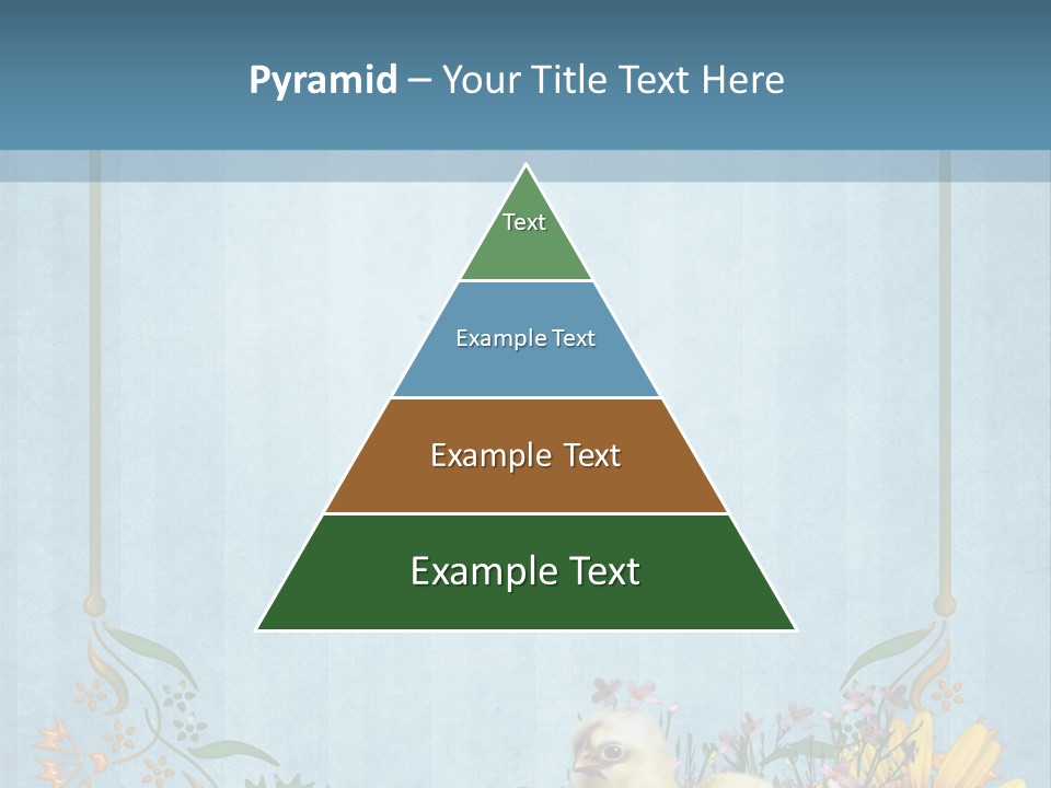 Niebieski Wiosna Fantasy PowerPoint Template