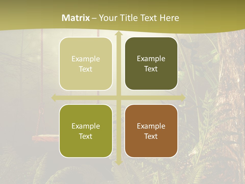 Ilustracja Noc Drewniany PowerPoint Template