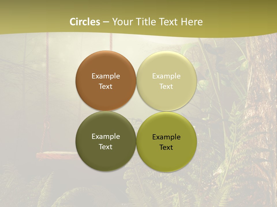 Ilustracja Noc Drewniany PowerPoint Template