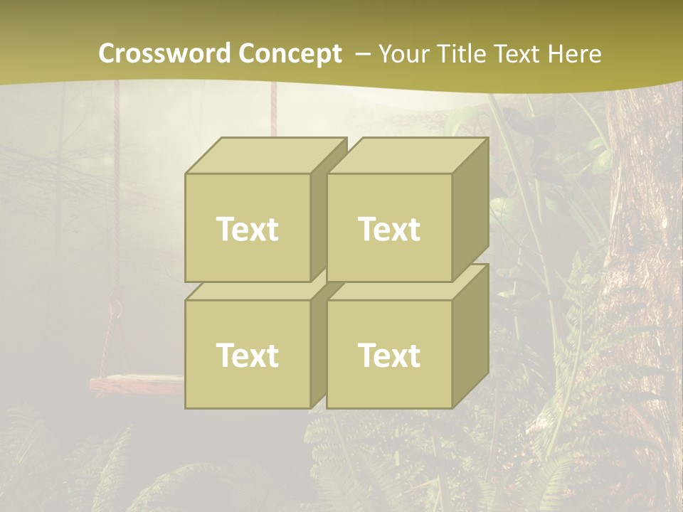 Ilustracja Noc Drewniany PowerPoint Template