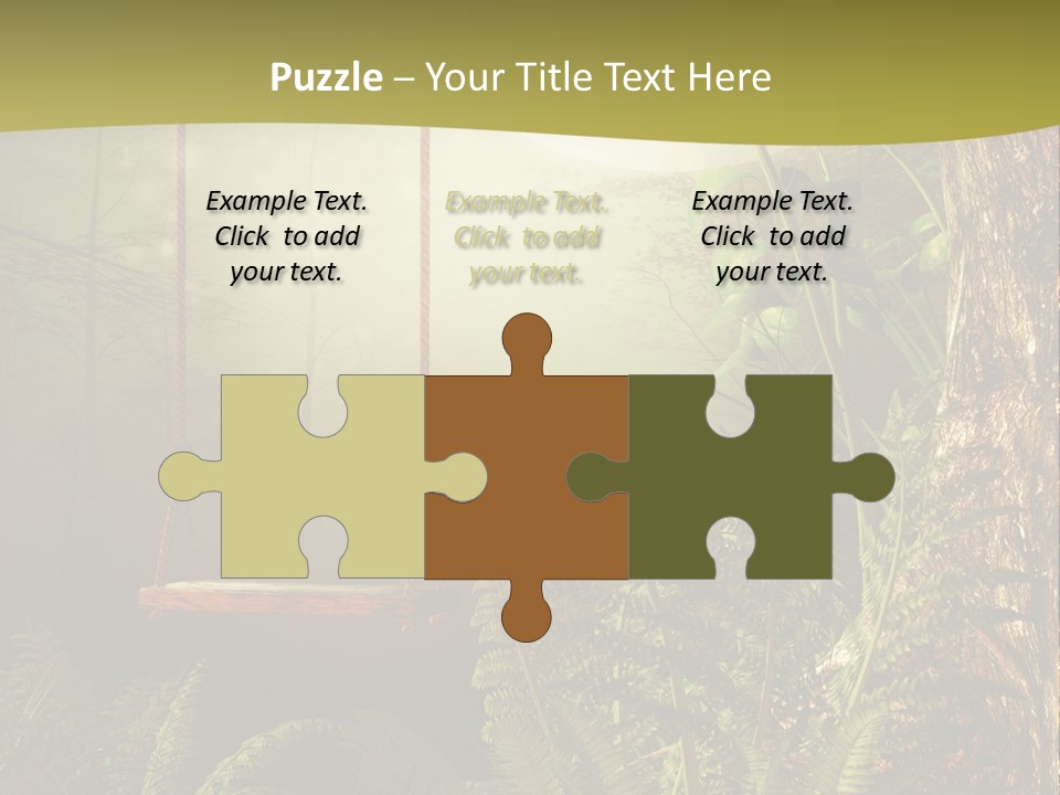 Ilustracja Noc Drewniany PowerPoint Template