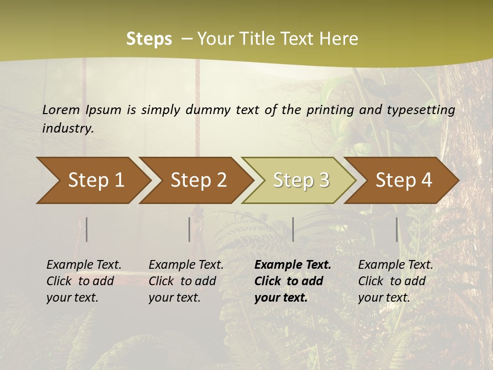 Ilustracja Noc Drewniany PowerPoint Template