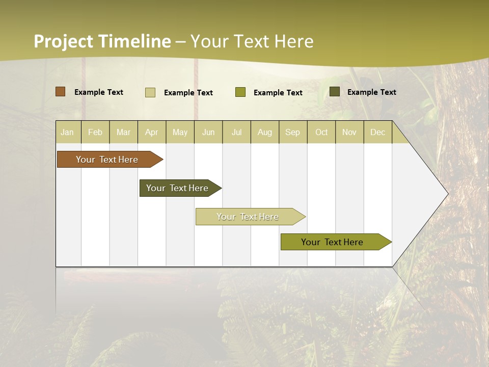 Ilustracja Noc Drewniany PowerPoint Template