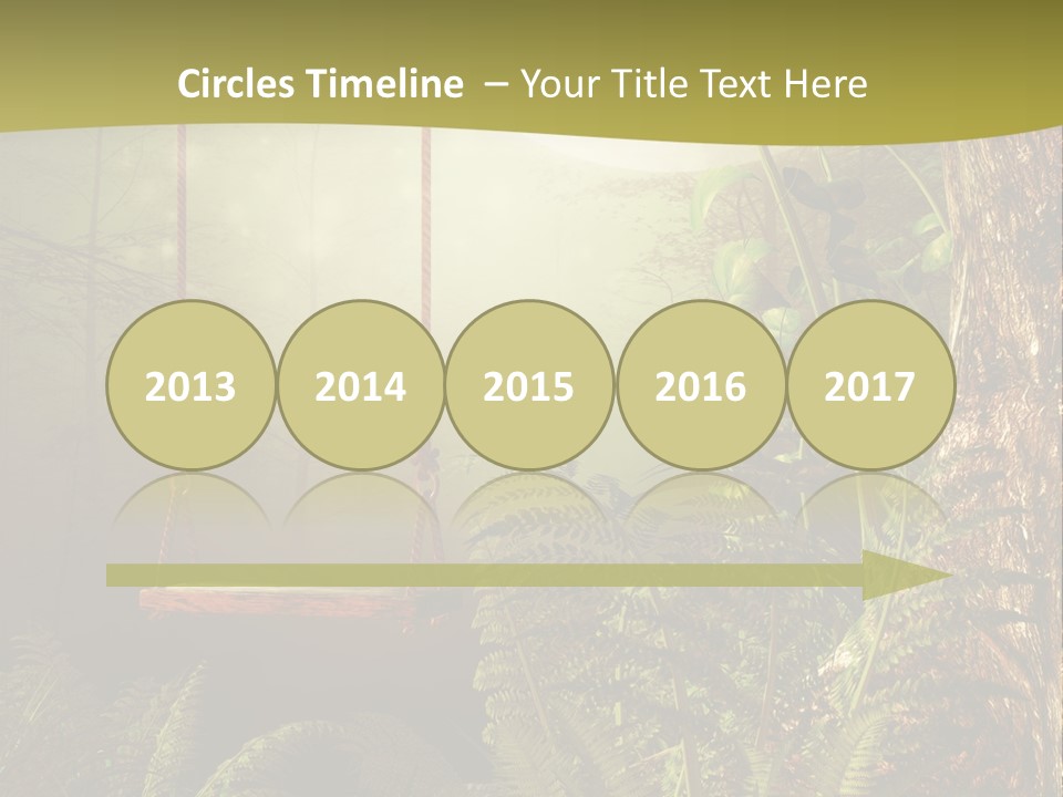 Ilustracja Noc Drewniany PowerPoint Template