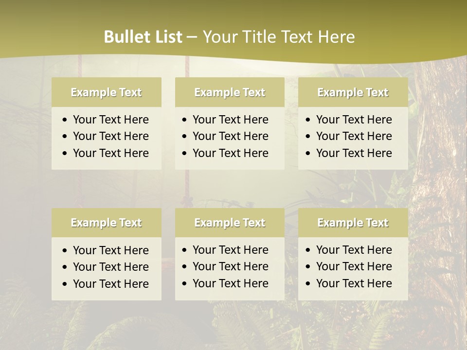 Ilustracja Noc Drewniany PowerPoint Template