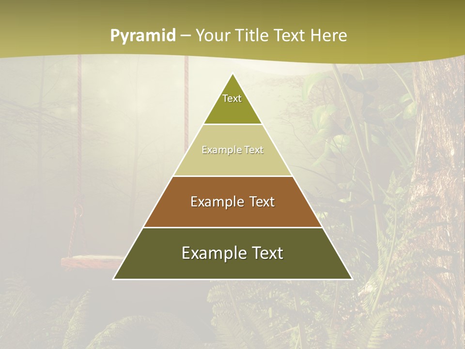 Ilustracja Noc Drewniany PowerPoint Template