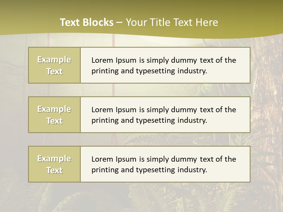 Ilustracja Noc Drewniany PowerPoint Template
