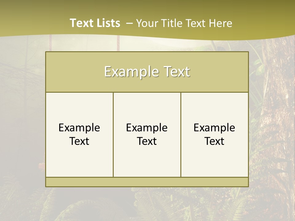 Ilustracja Noc Drewniany PowerPoint Template