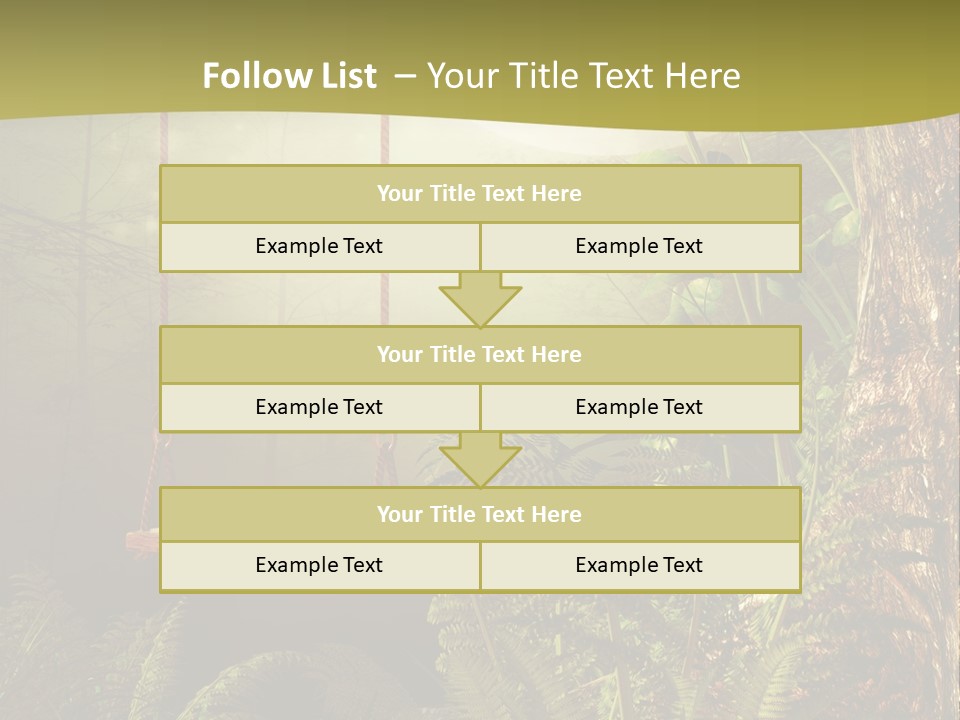 Ilustracja Noc Drewniany PowerPoint Template