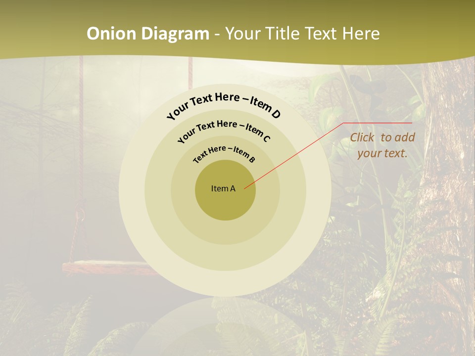 Ilustracja Noc Drewniany PowerPoint Template