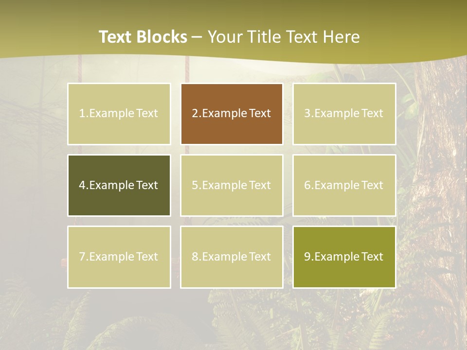 Ilustracja Noc Drewniany PowerPoint Template