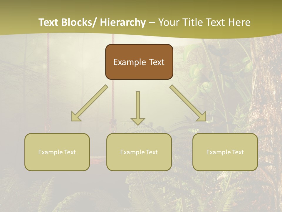 Ilustracja Noc Drewniany PowerPoint Template