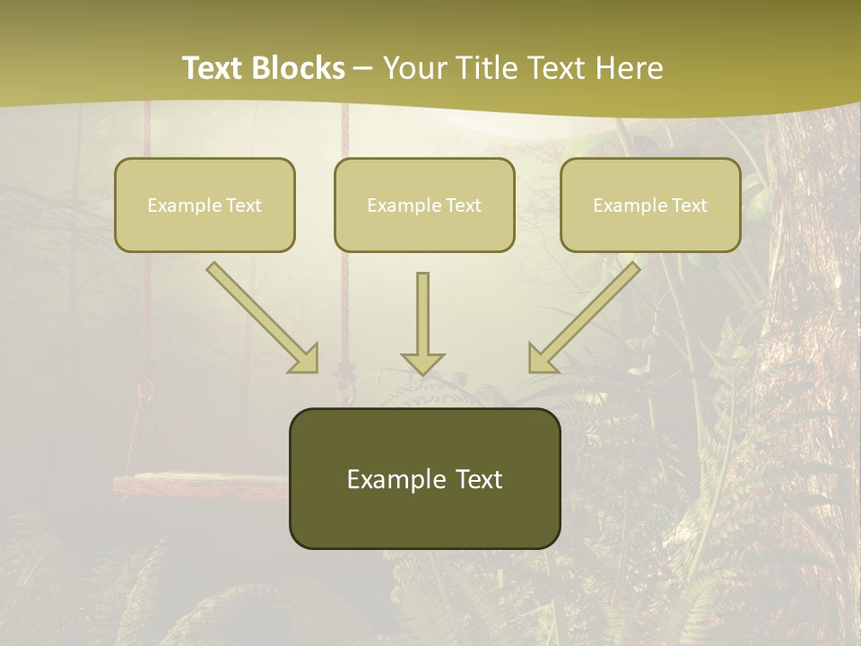 Ilustracja Noc Drewniany PowerPoint Template