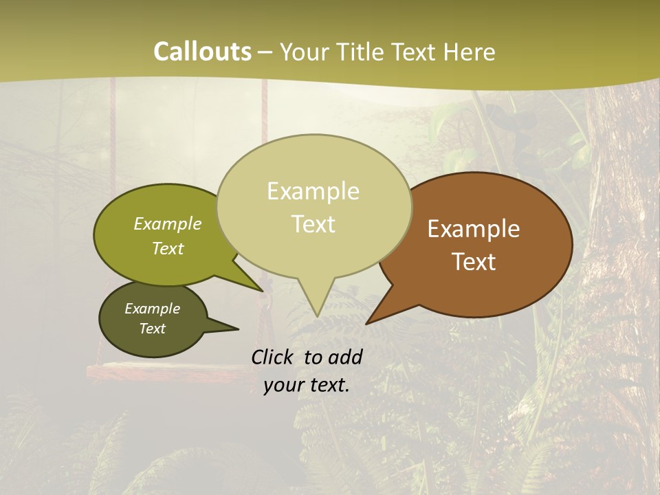Ilustracja Noc Drewniany PowerPoint Template